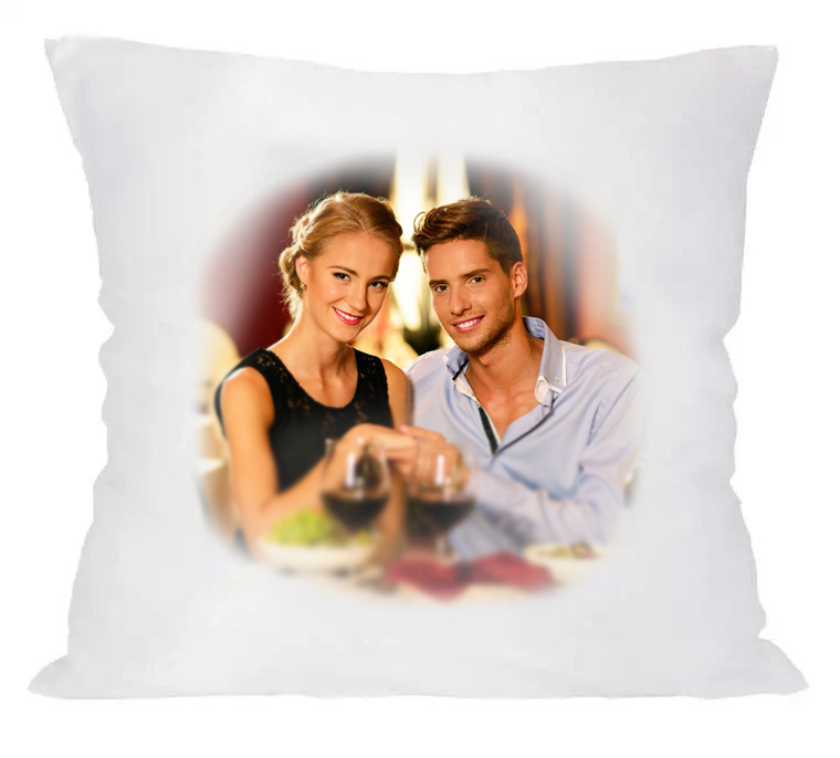 Подушка с романтическим фото